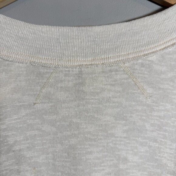 Free People We the Free Don't Forget Me Top Womens Medium Ivory Long Sleeve Boho - Picture 13 of 16